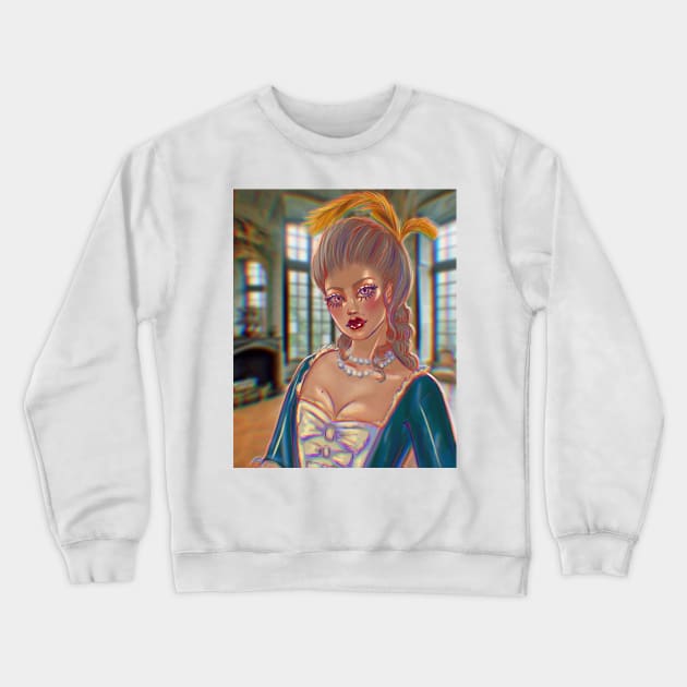 Madam Marie Crewneck Sweatshirt by SosiCreatesArt